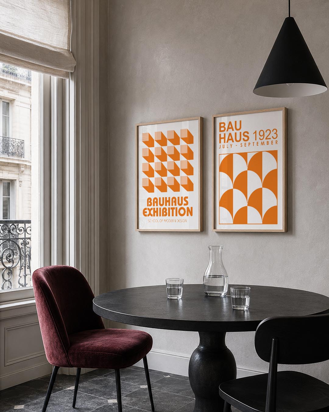 Vorm en schaduw Posterset