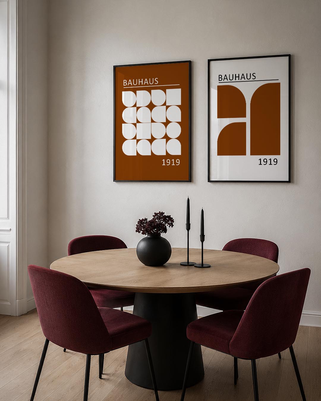 Vormritme en kleur Postersets