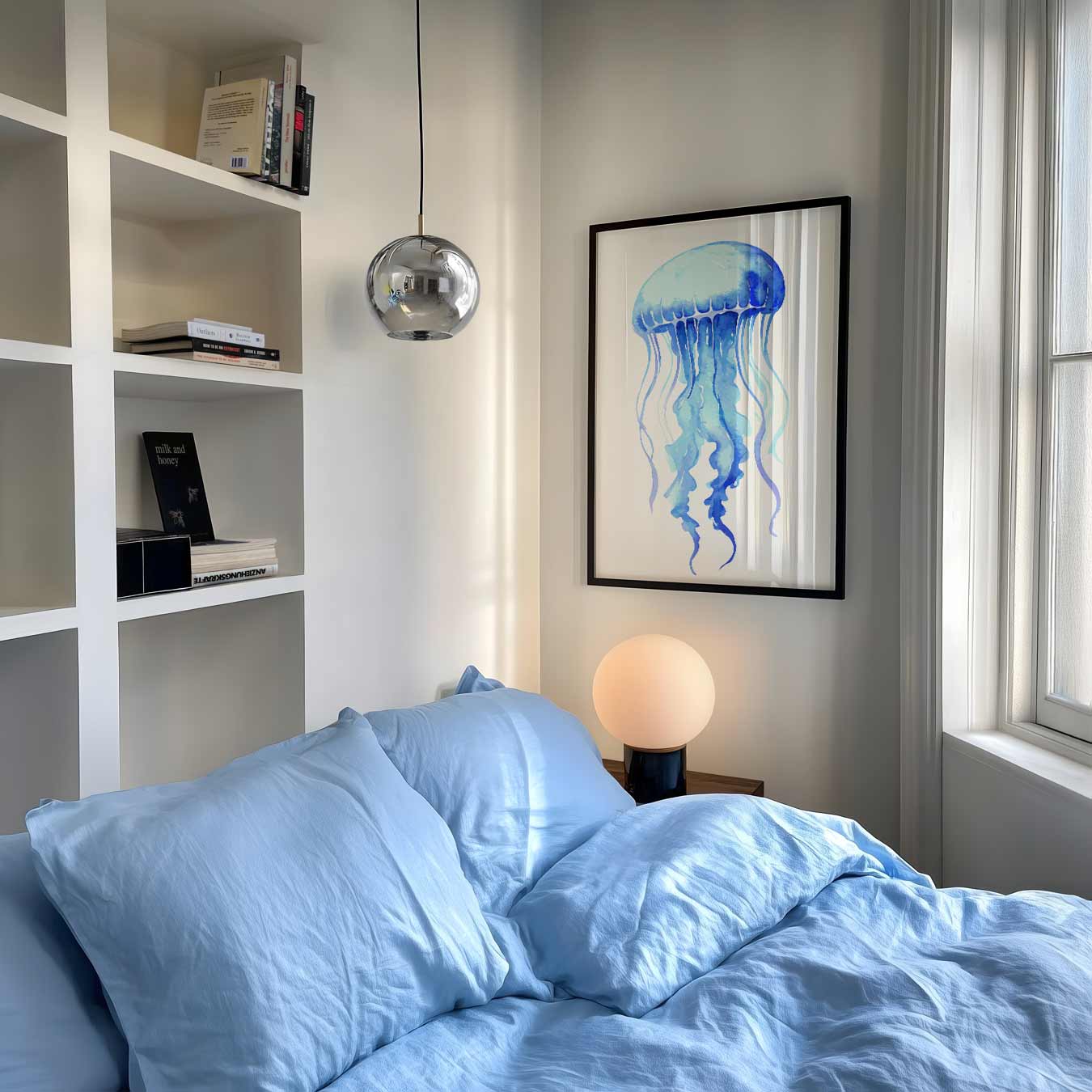 Watercolor Kwallen Poster-WallArtistic