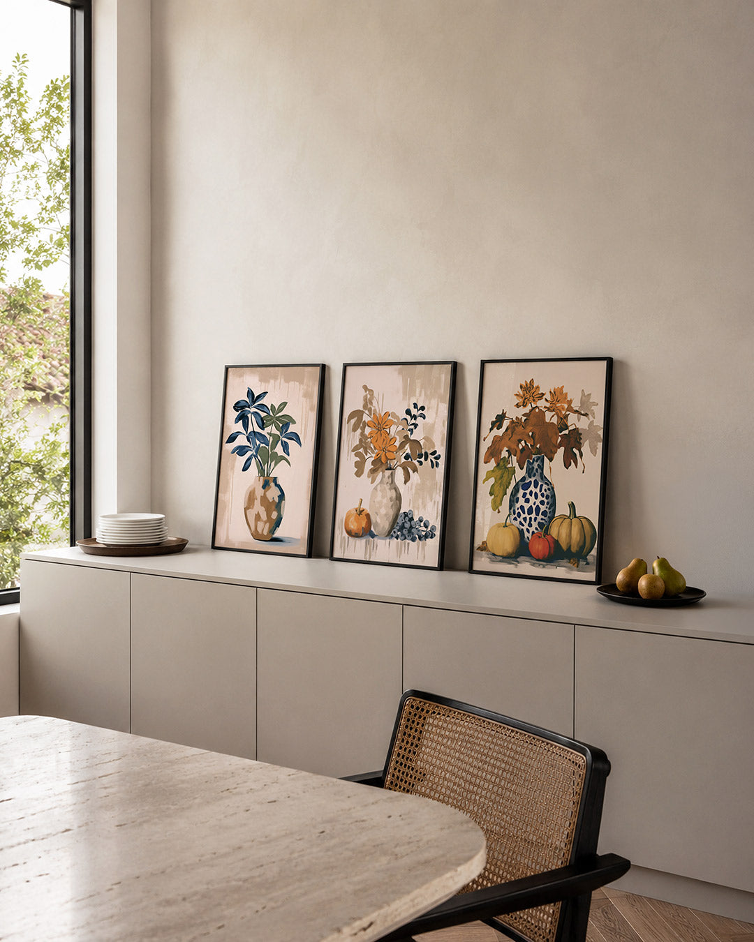 Vorm en kleurenspel Posterset