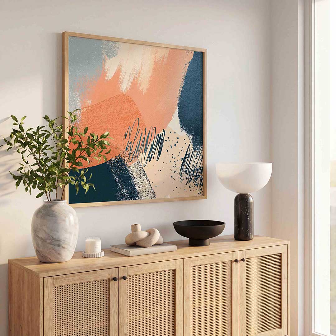 Abstracte vormen Poster