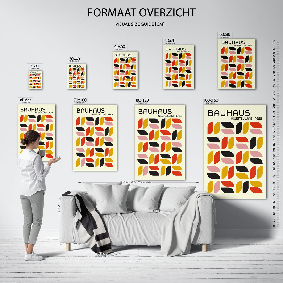 Vormen en vlakken Poster