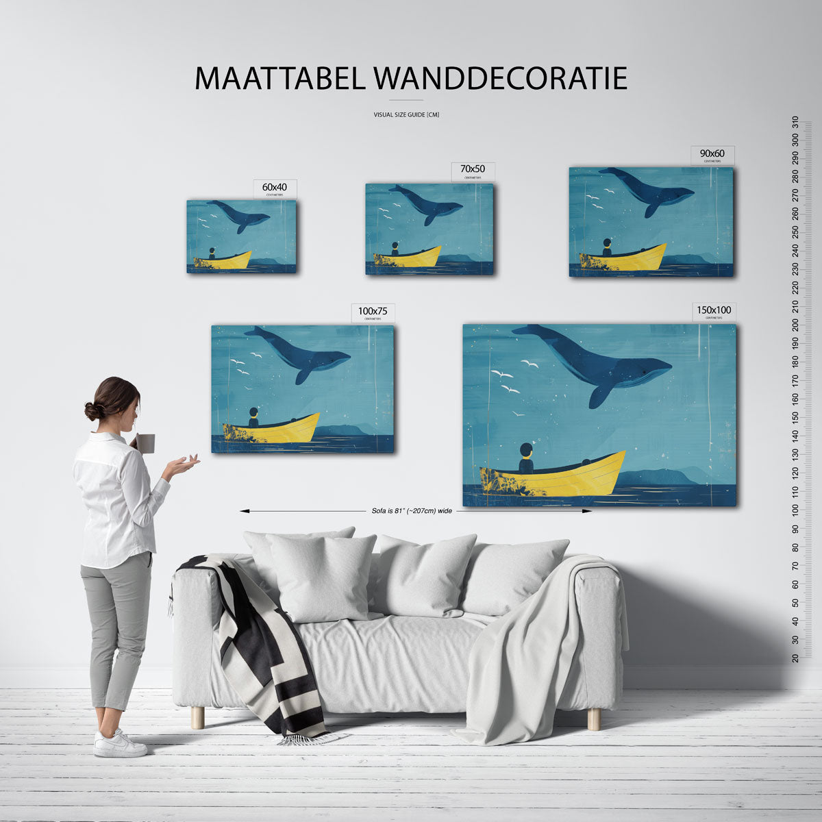 Dromerige zeevaart Kunstwerk