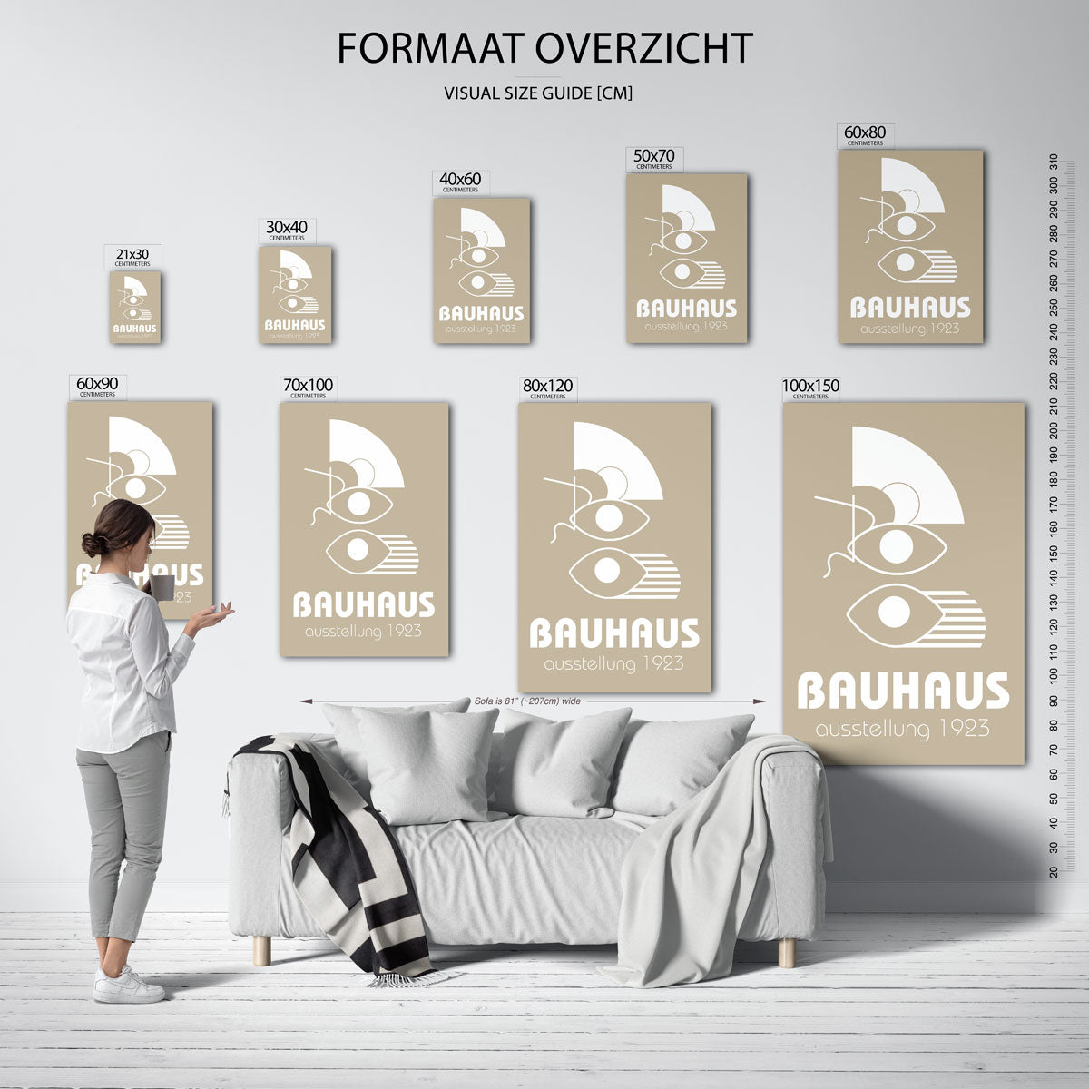 Vormen en vlakken Poster