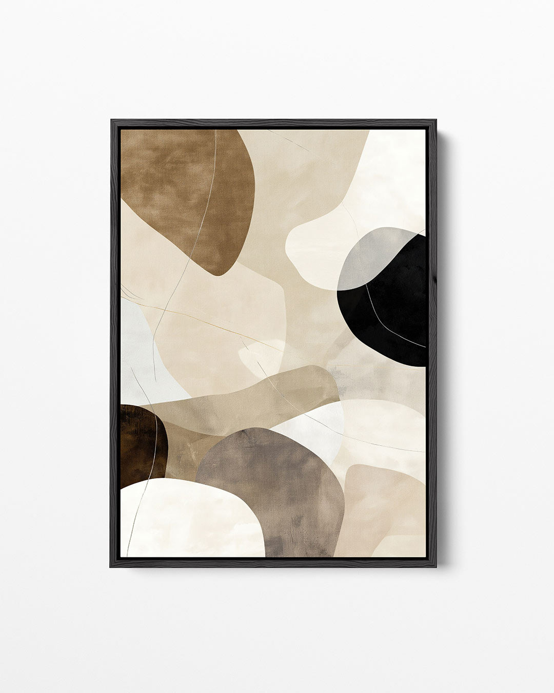 Organische vormen compositie Kunstwerk