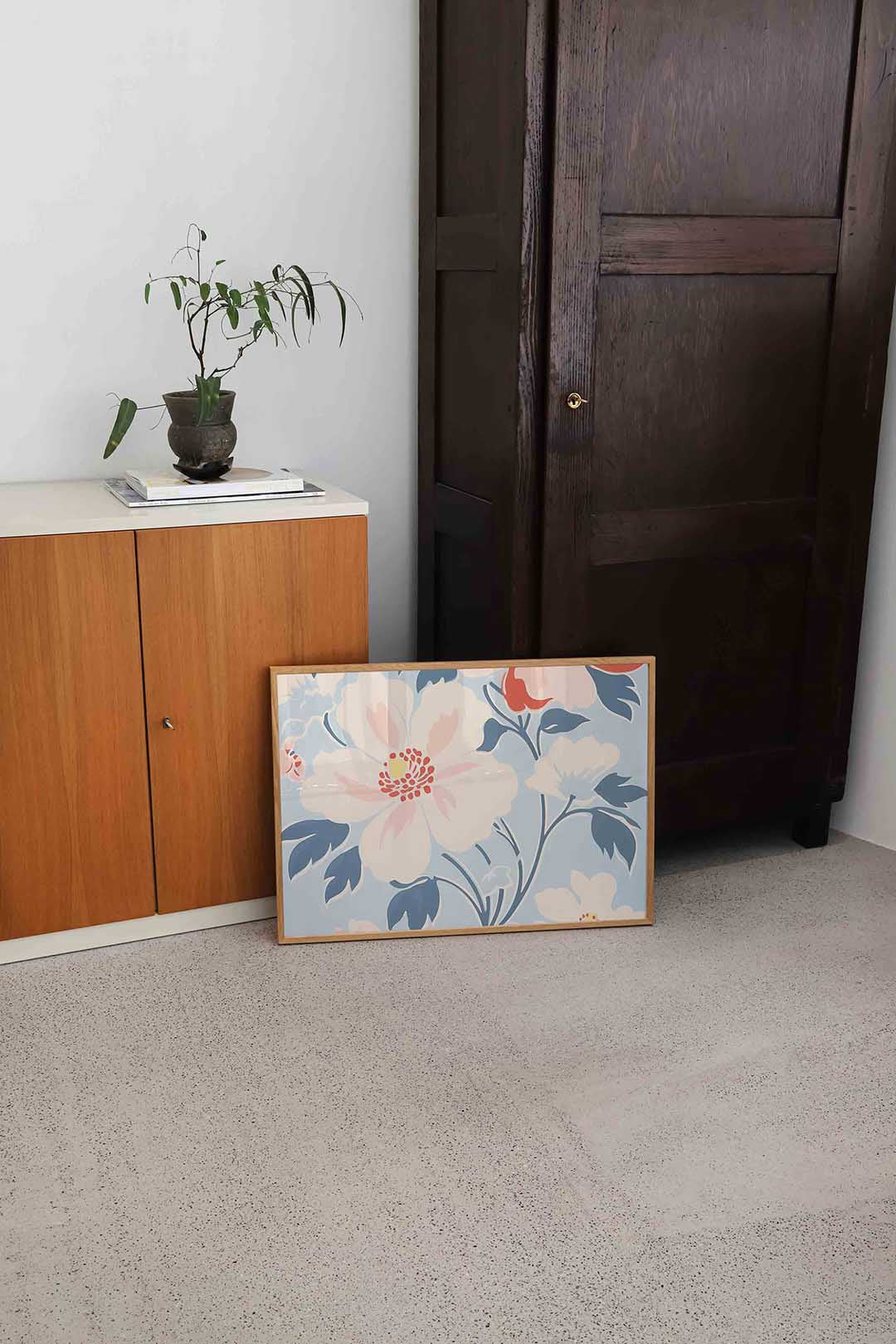 Bloemen en bladeren Poster