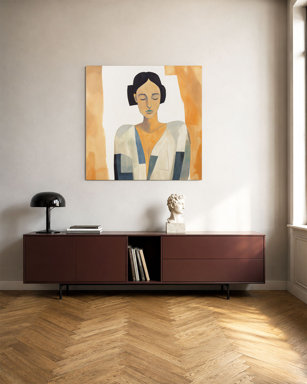 Vrouwelijk portret Kunstwerk