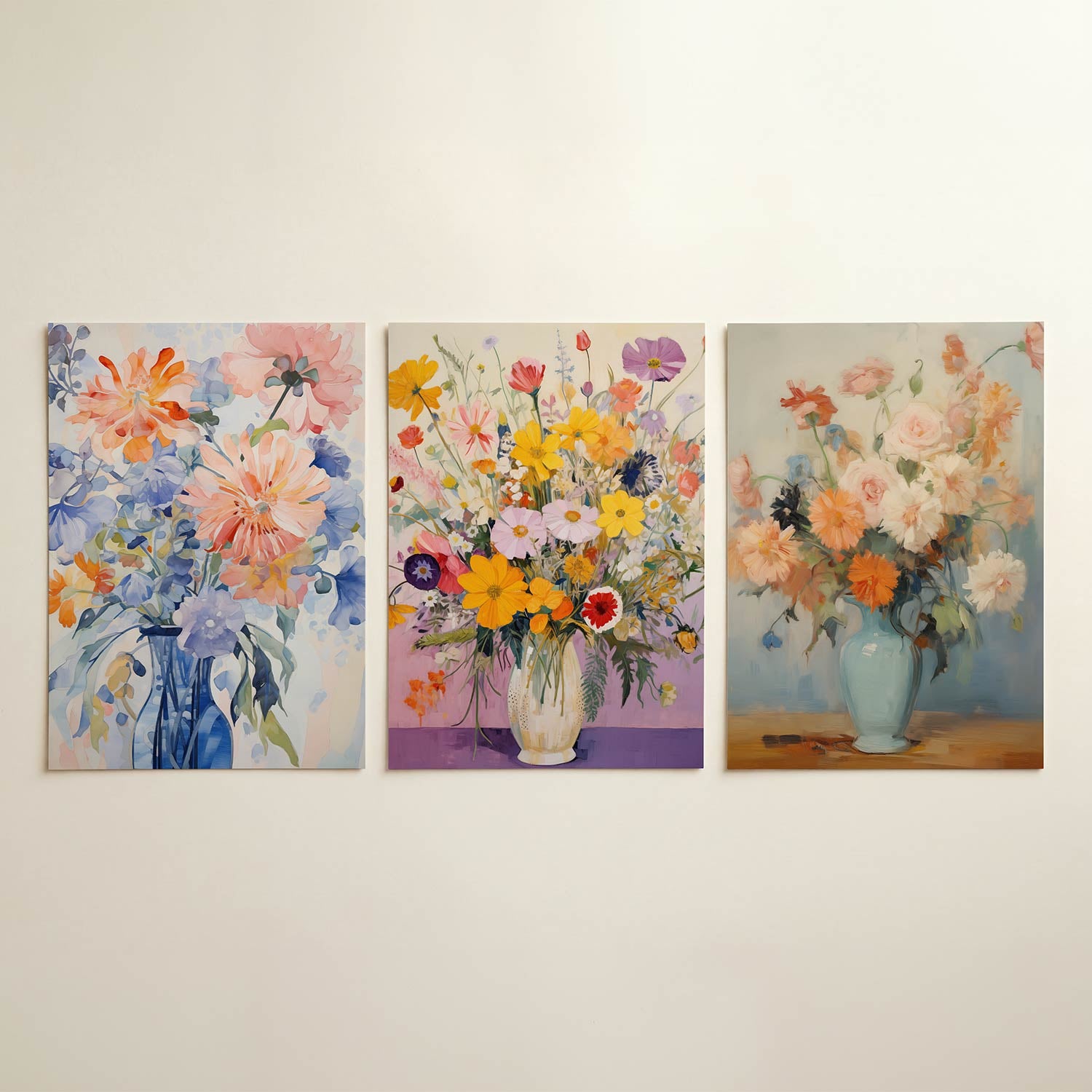 Bloemenpracht in kleur Posterset