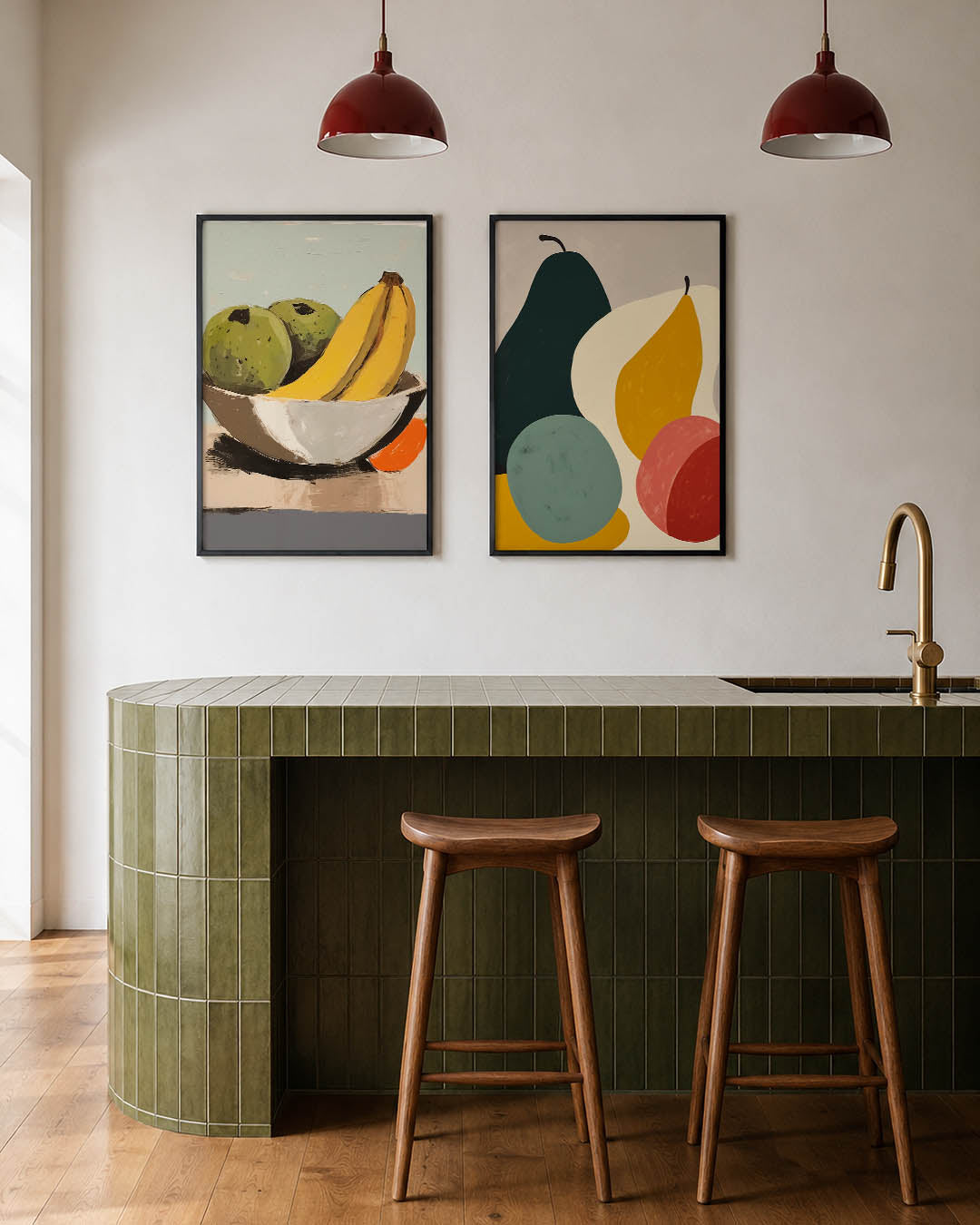 Fruit en schaduw Posterset