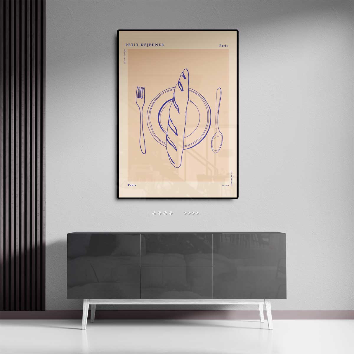 Parijse Ontbijtprint Kunstwerk-canvas-dibond-plexiglas-wanddecoratie-WallArtistic