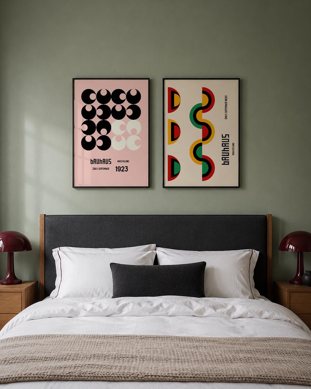 Cirkelritme en kleur Posterset