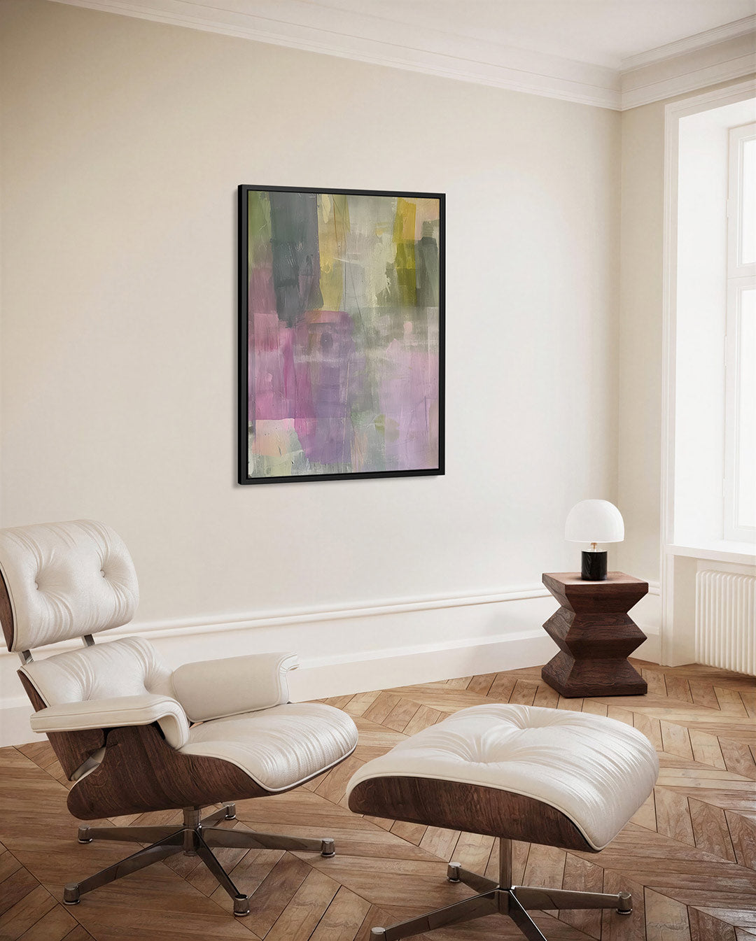 Kleurrijke vlakken Kunstwerk