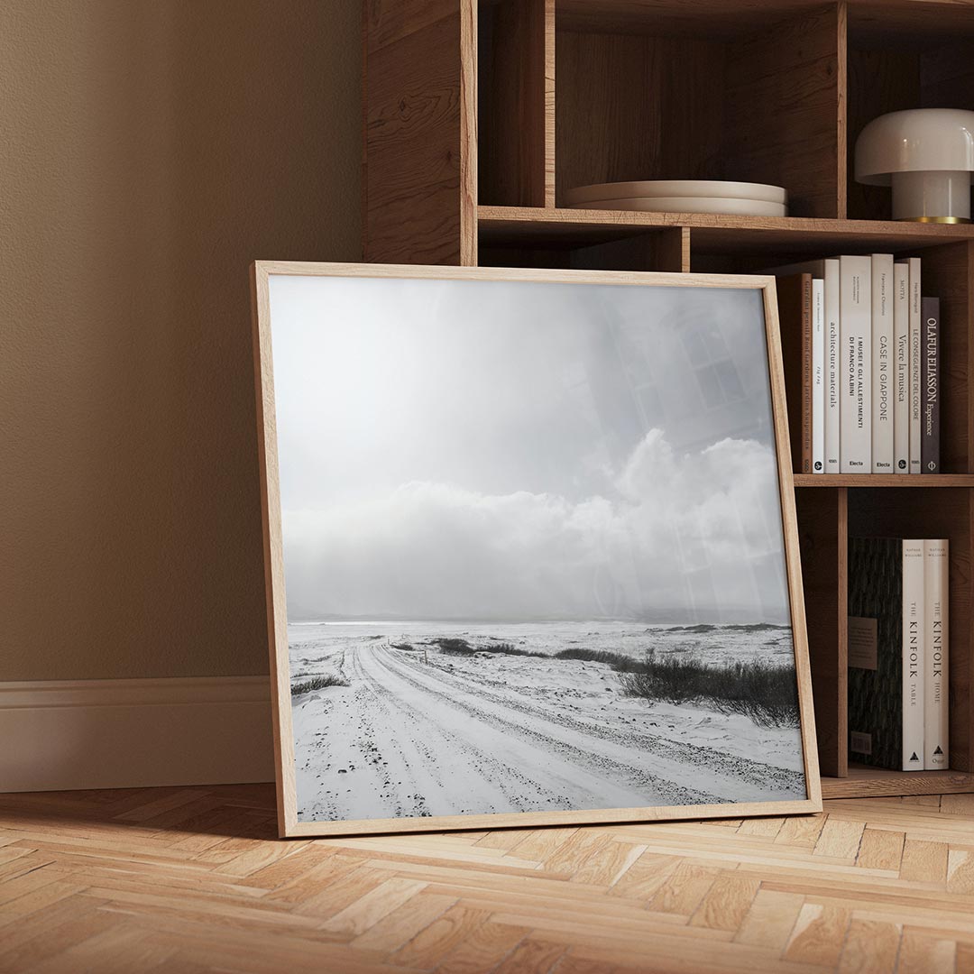 Winterse landschap Poster