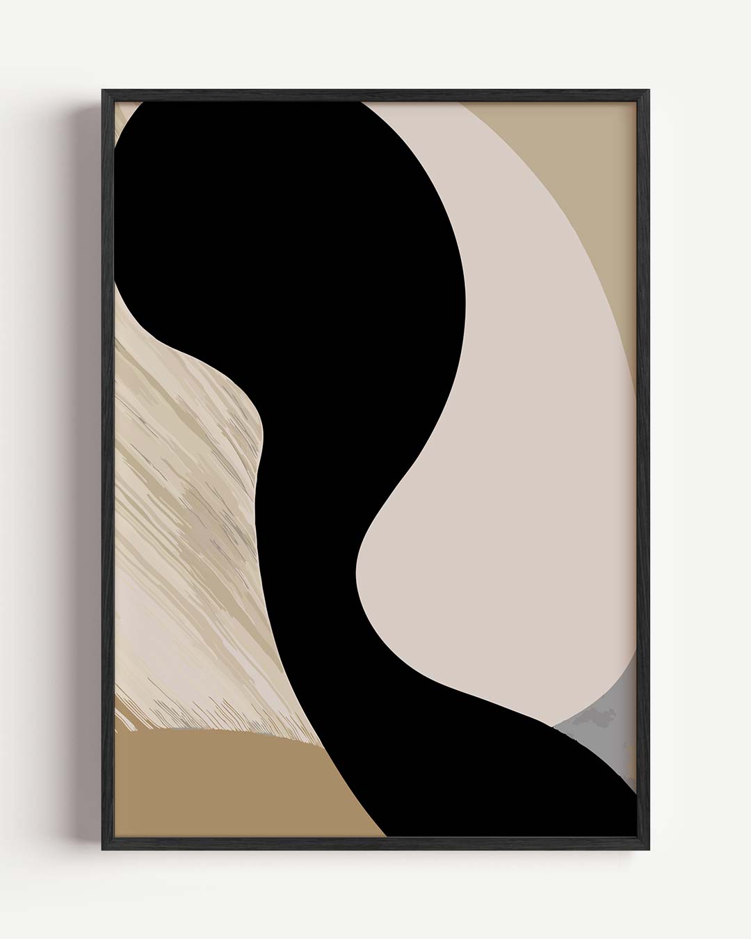 Moderne Abstracte Vormkracht Poster-WallArtistic