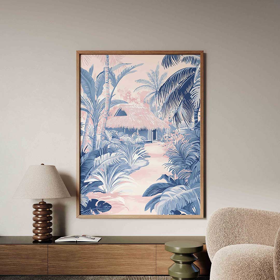 Tropisch landschap Poster