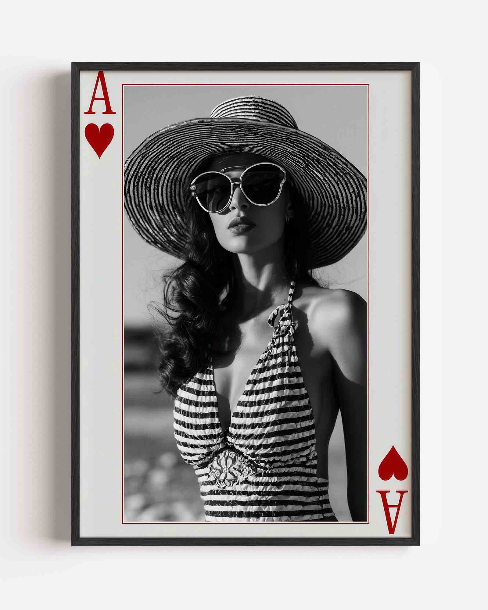 Vrouw met hoed Poster