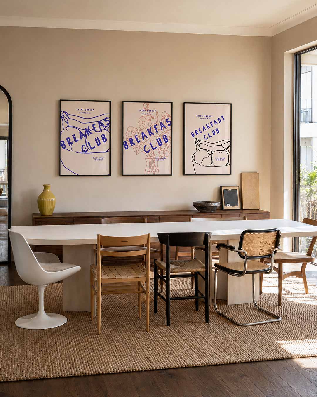Lijnen en letters Posterset