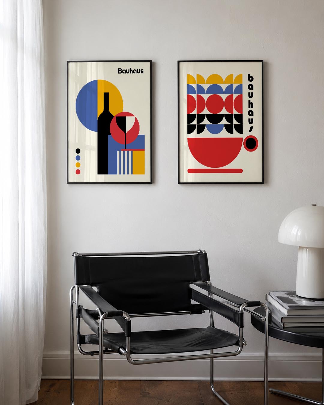 Vormen en kleurvlakken Posterset