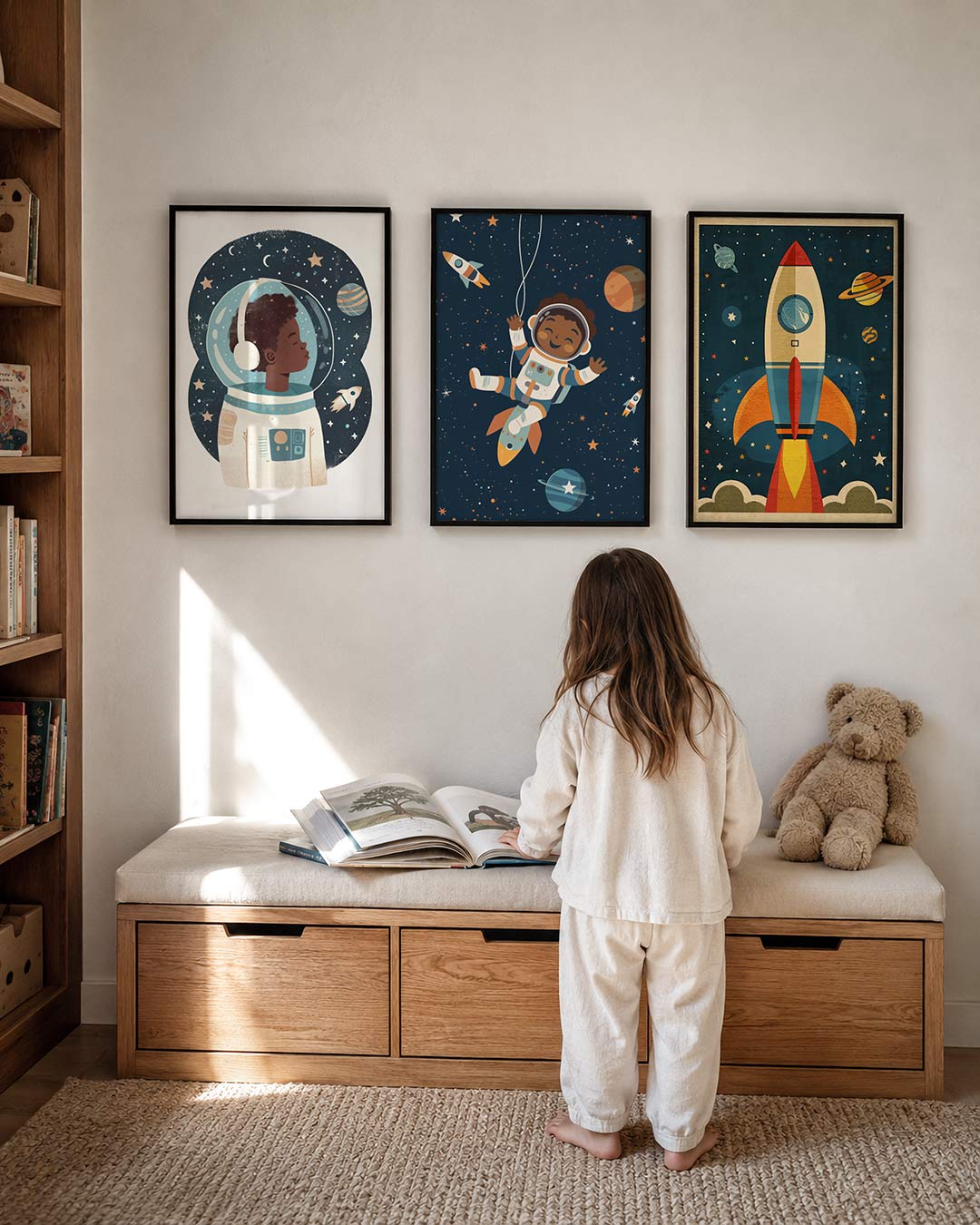 Sterren en ruimte Posterset