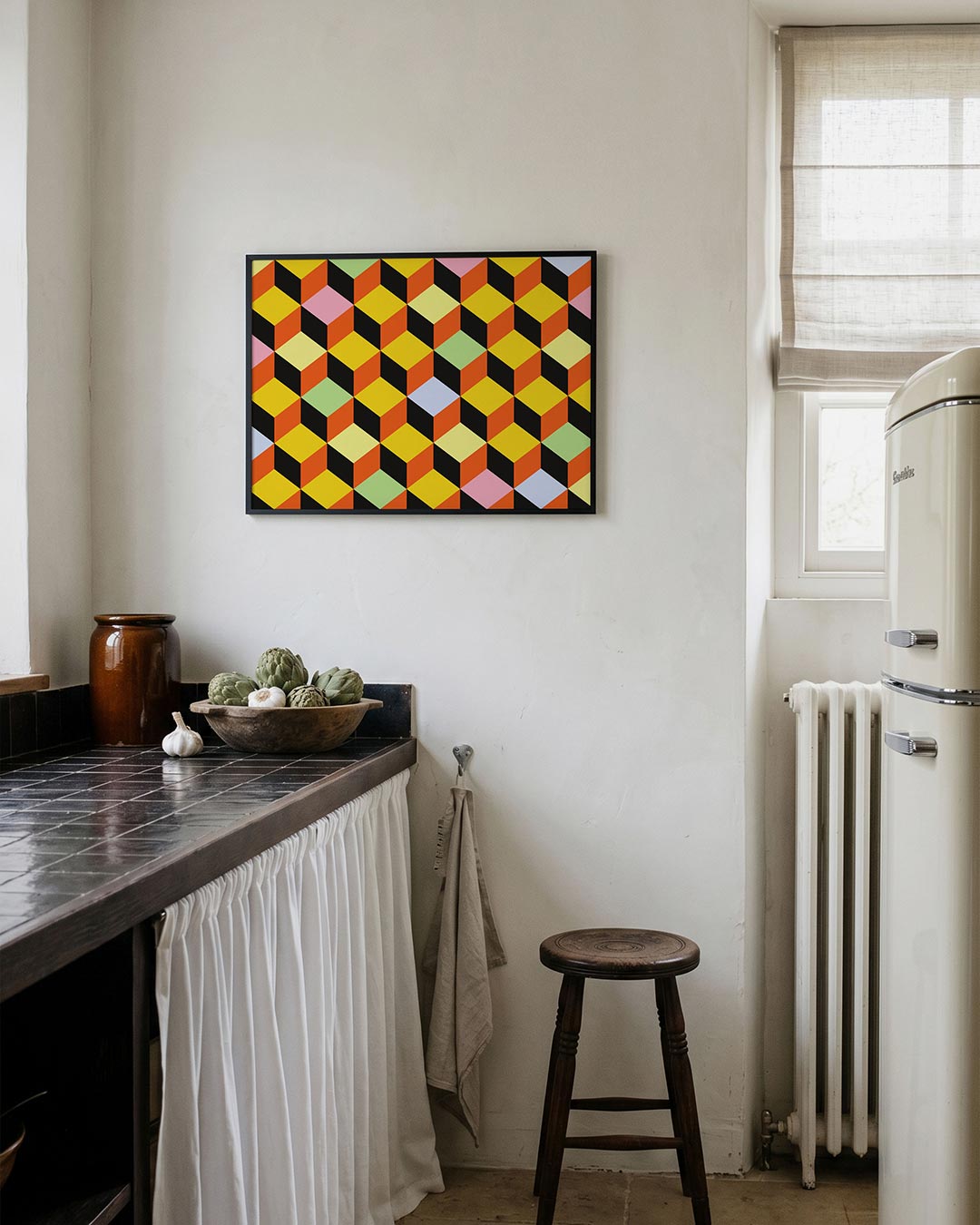 Vormritme en kleur Poster