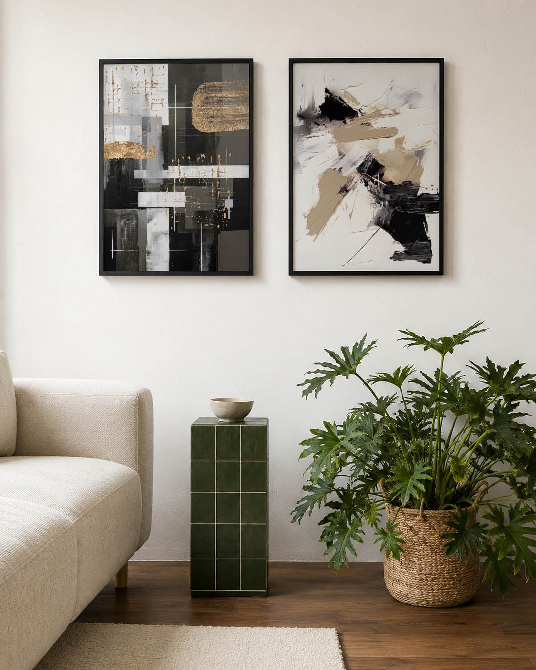 Gouden lijnenspel Posterset