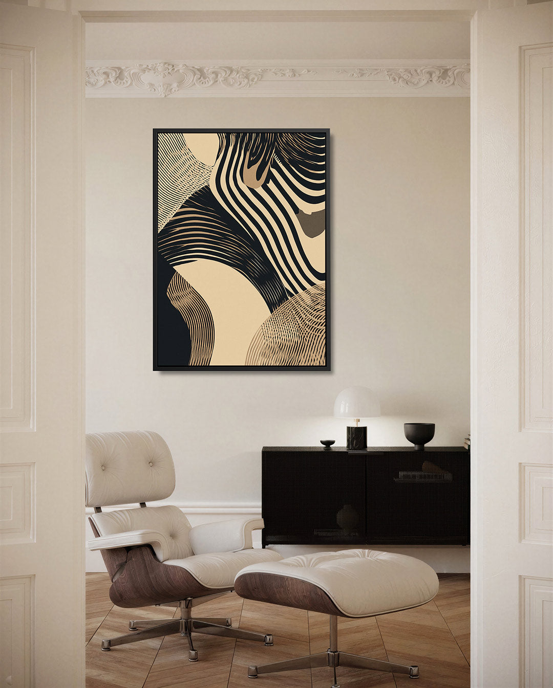 Dynamische lijnen Kunstwerk