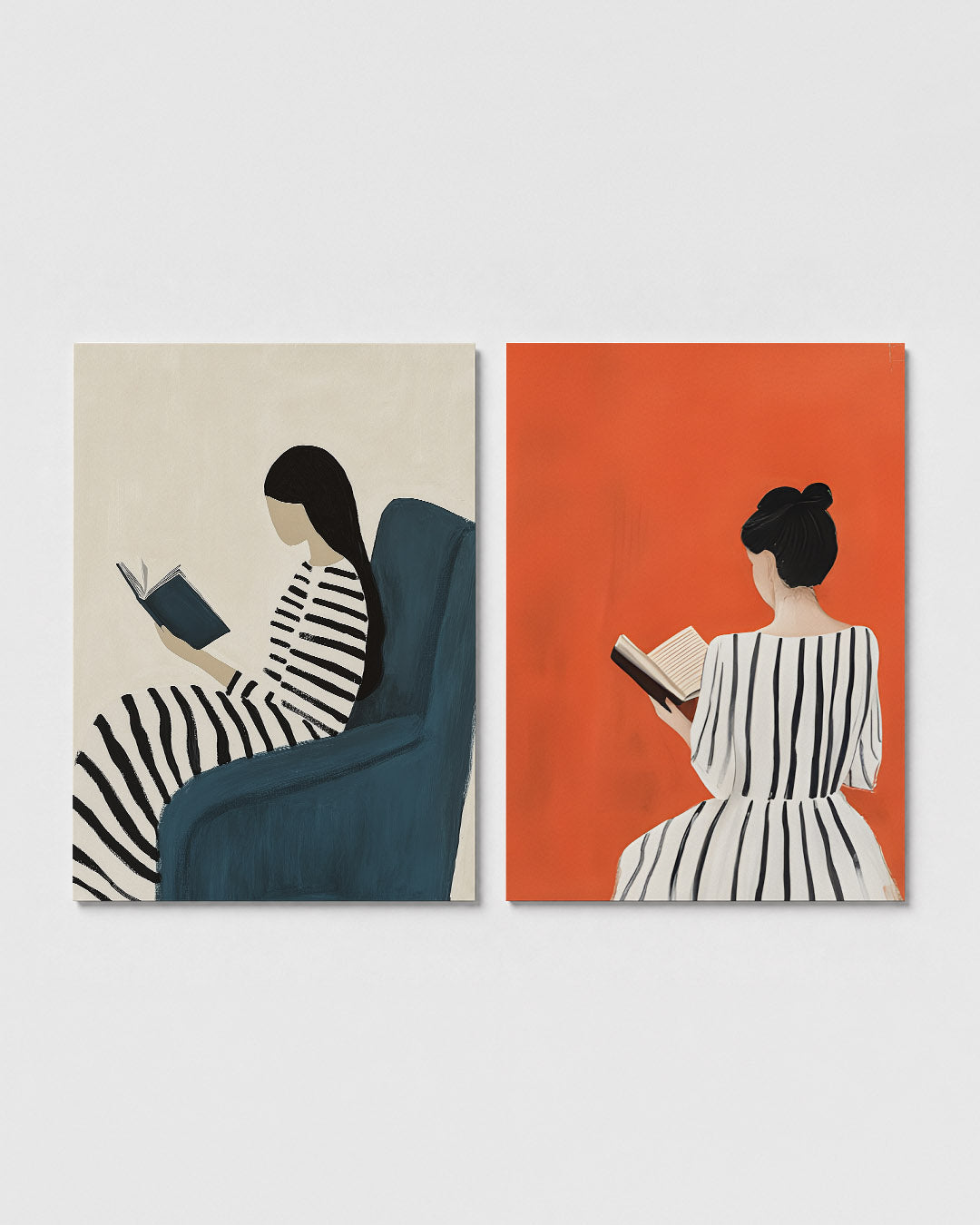 Gestreepte rust Posterset
