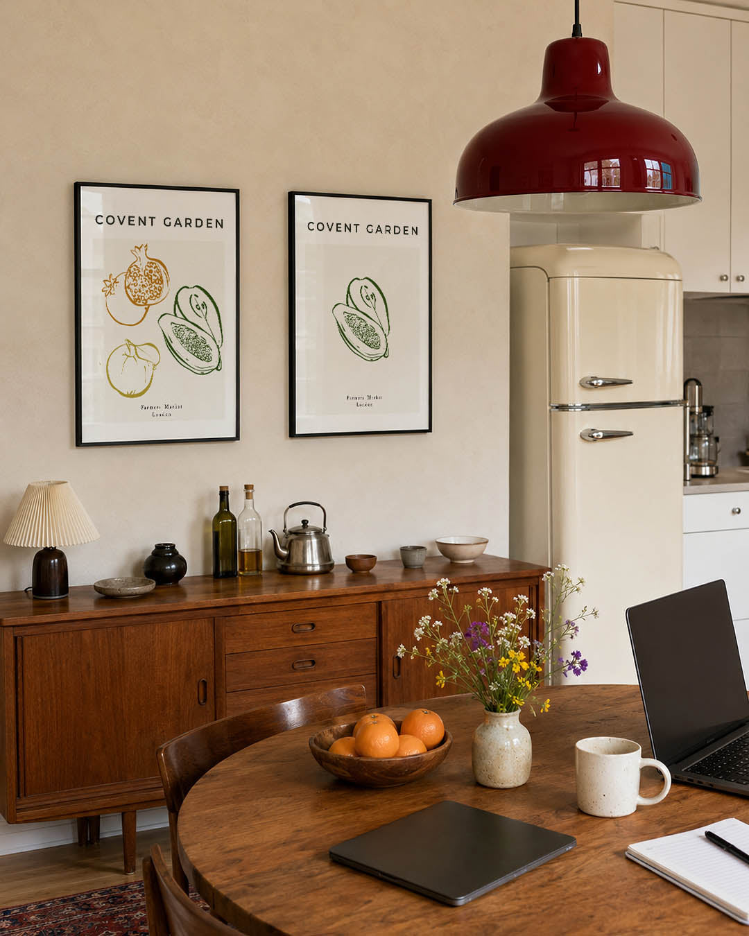 Fruitige lijnenspel Posterset