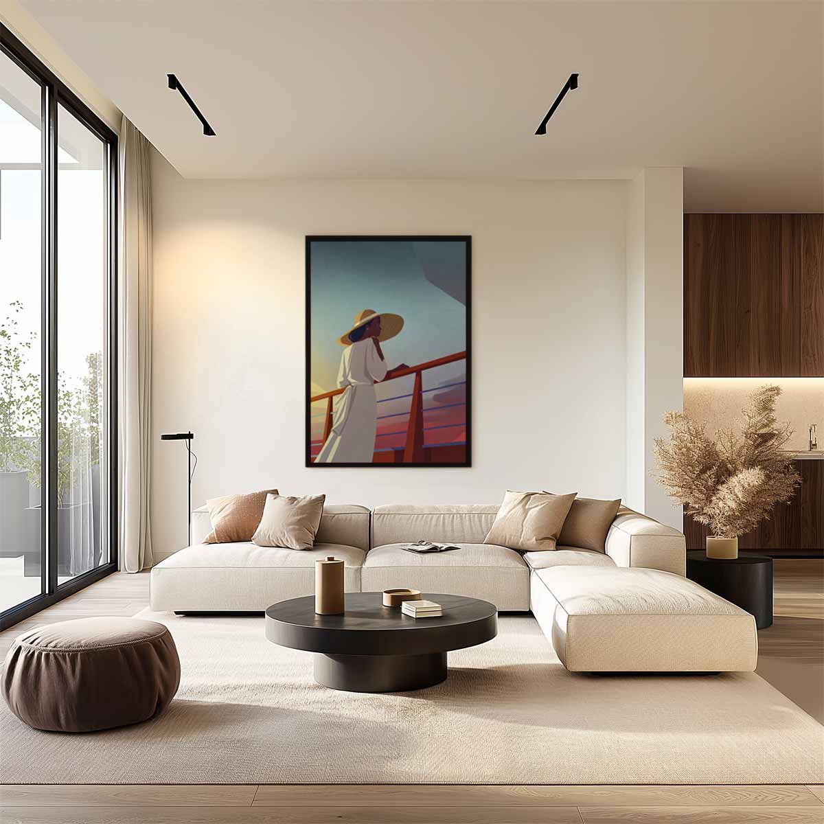 Zomerse Reflecties Kunstwerk-canvas-dibond-plexiglas-wanddecoratie-WallArtistic