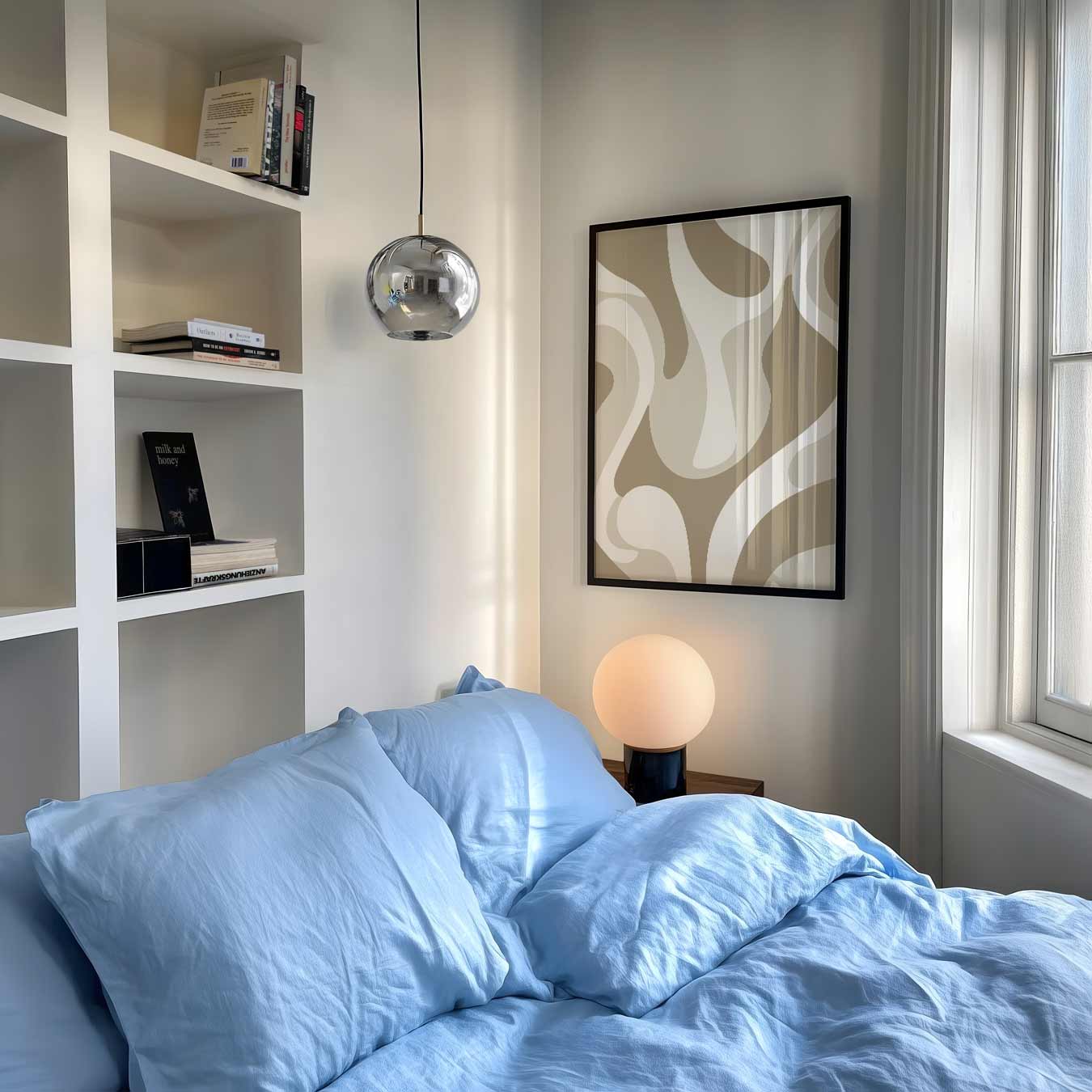 Stijlvolle Abstracte Beweging Poster-WallArtistic