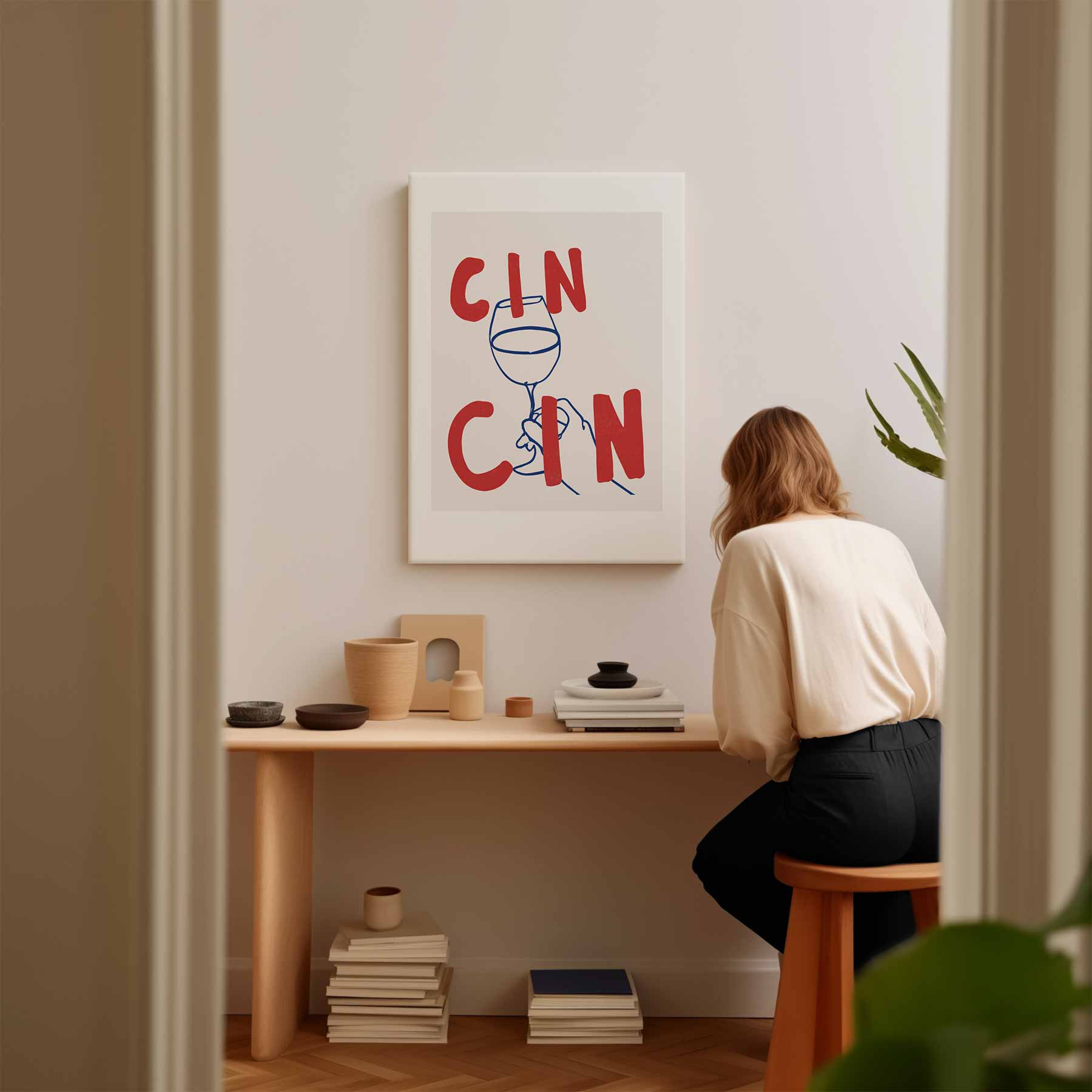 Cin Cin Cheers Wanddecoratie Kunstwerk-canvas-dibond-plexiglas-wanddecoratie-WallArtistic