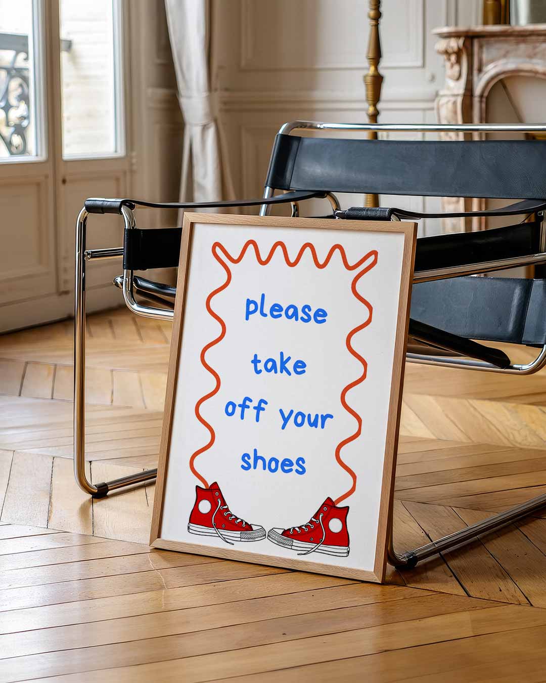 Gezellige Schoenen Uit Poster-WallArtistic