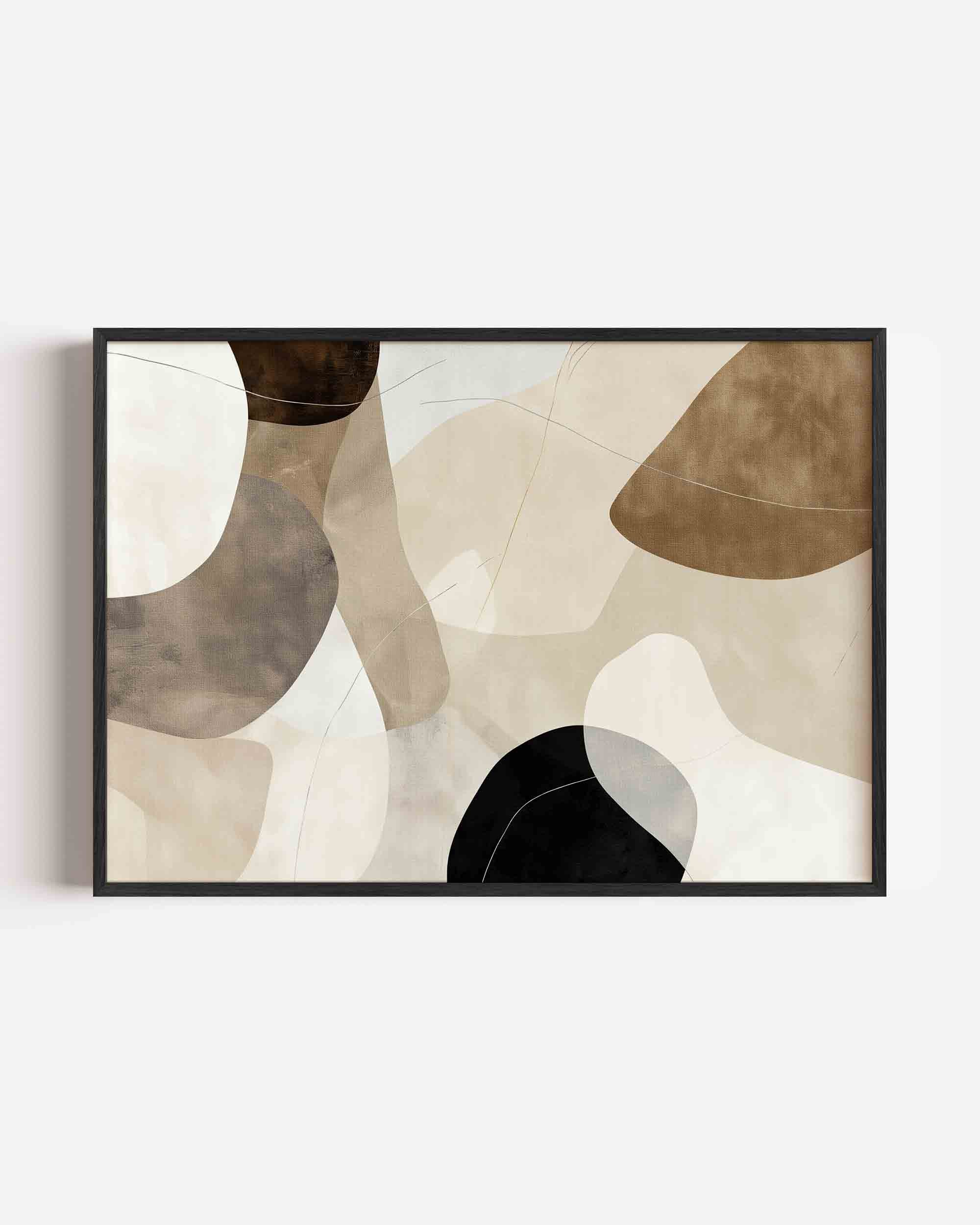 Abstracte vormen Poster