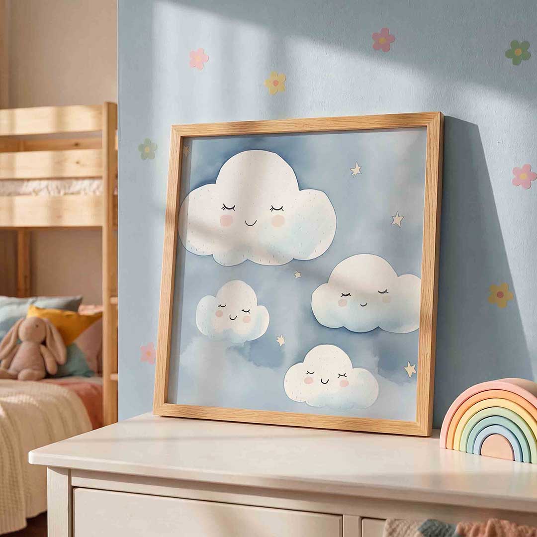 Slapende wolken Poster