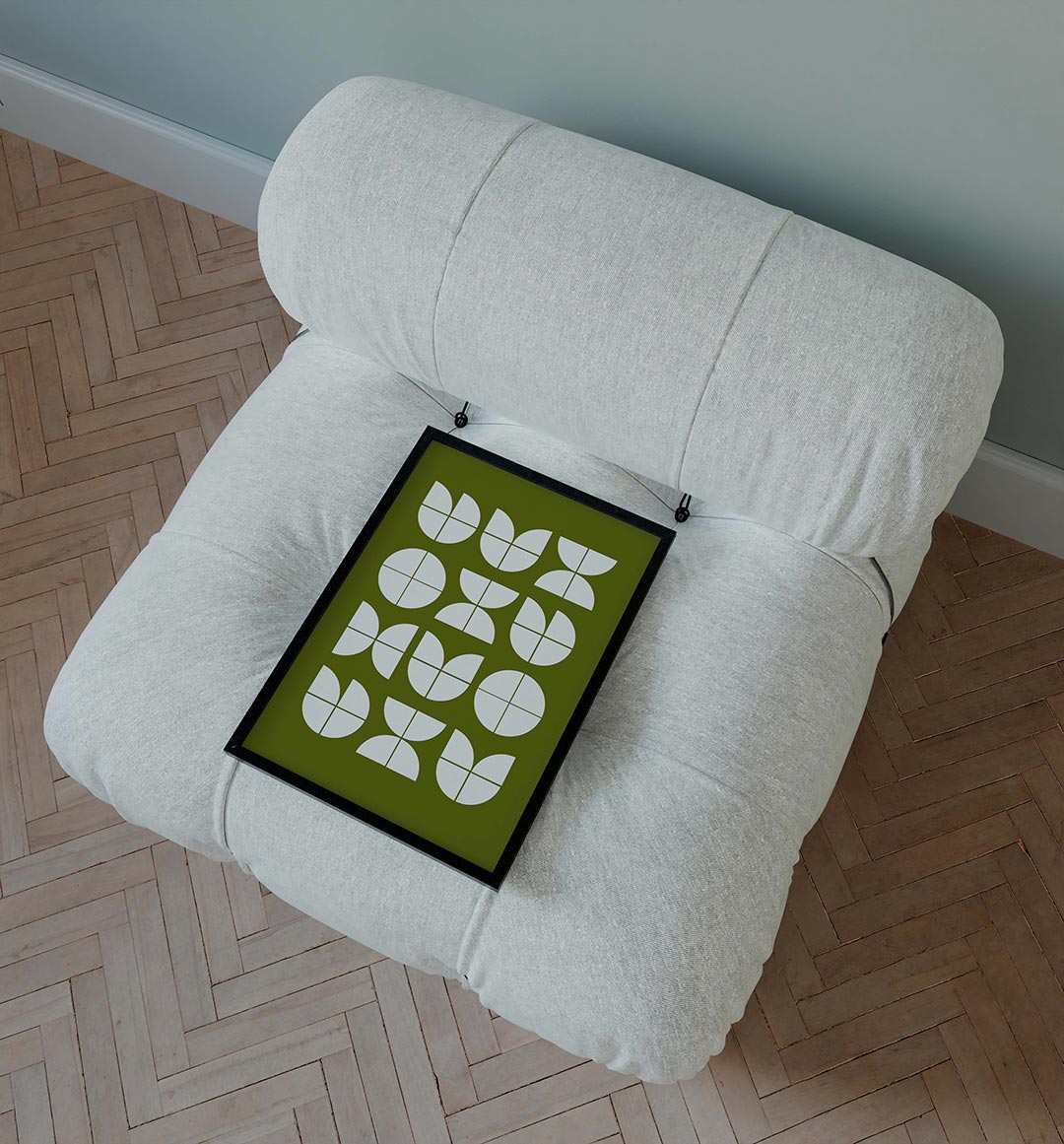 Vormritme en kleur Poster