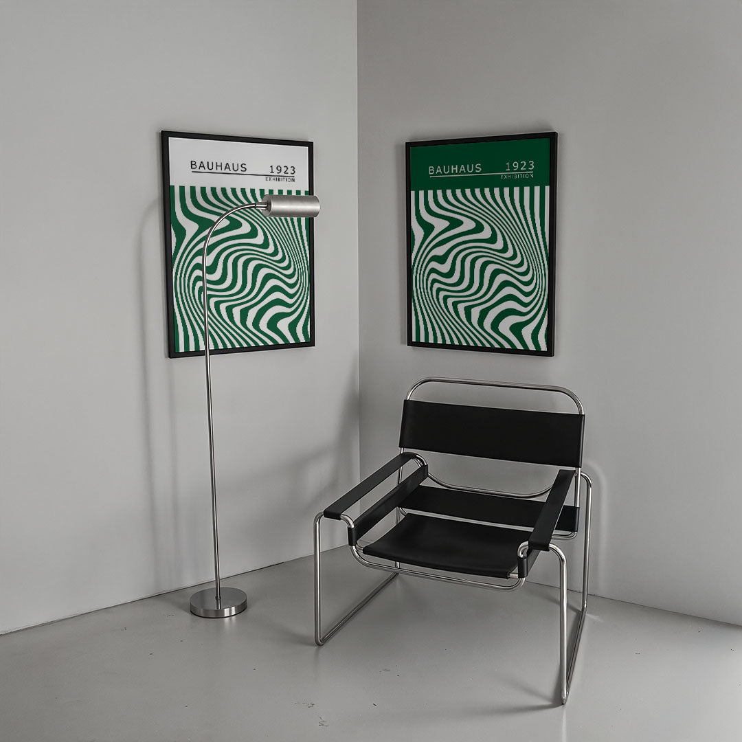 Golvend lijnenspel Posterset