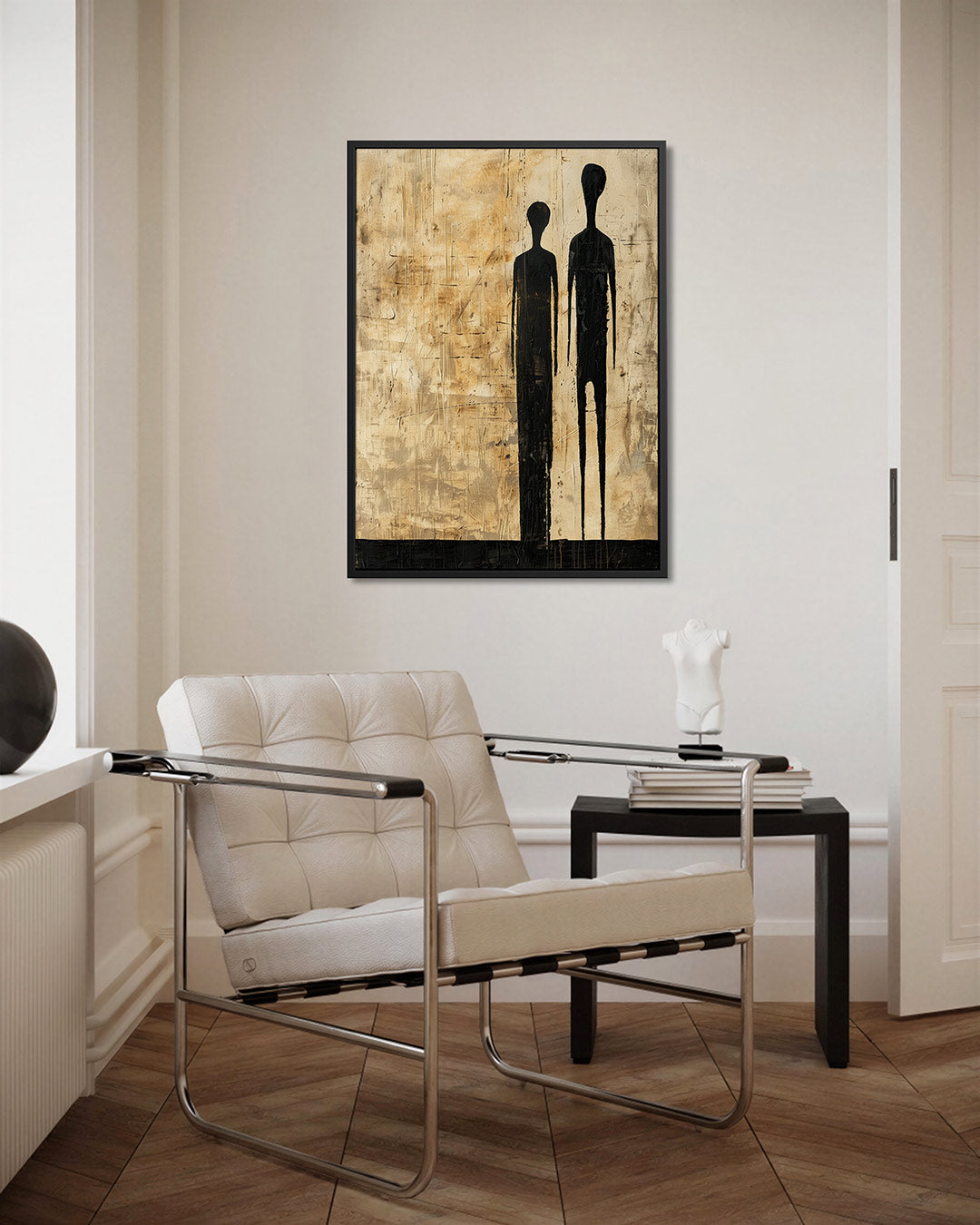 Figuratieve silhouetten Kunstwerk