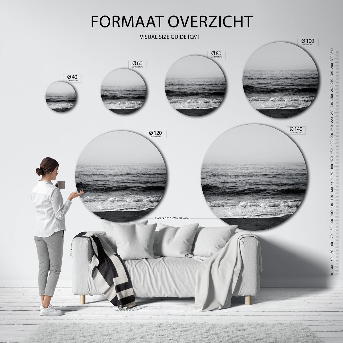 Zeezicht Muurcirkel