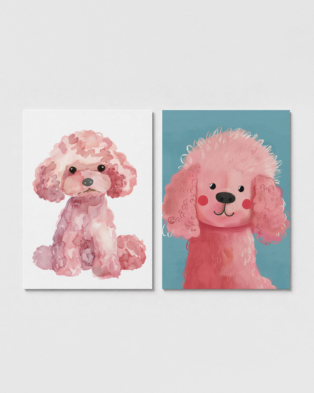 Zacht kleurenspel Posterset