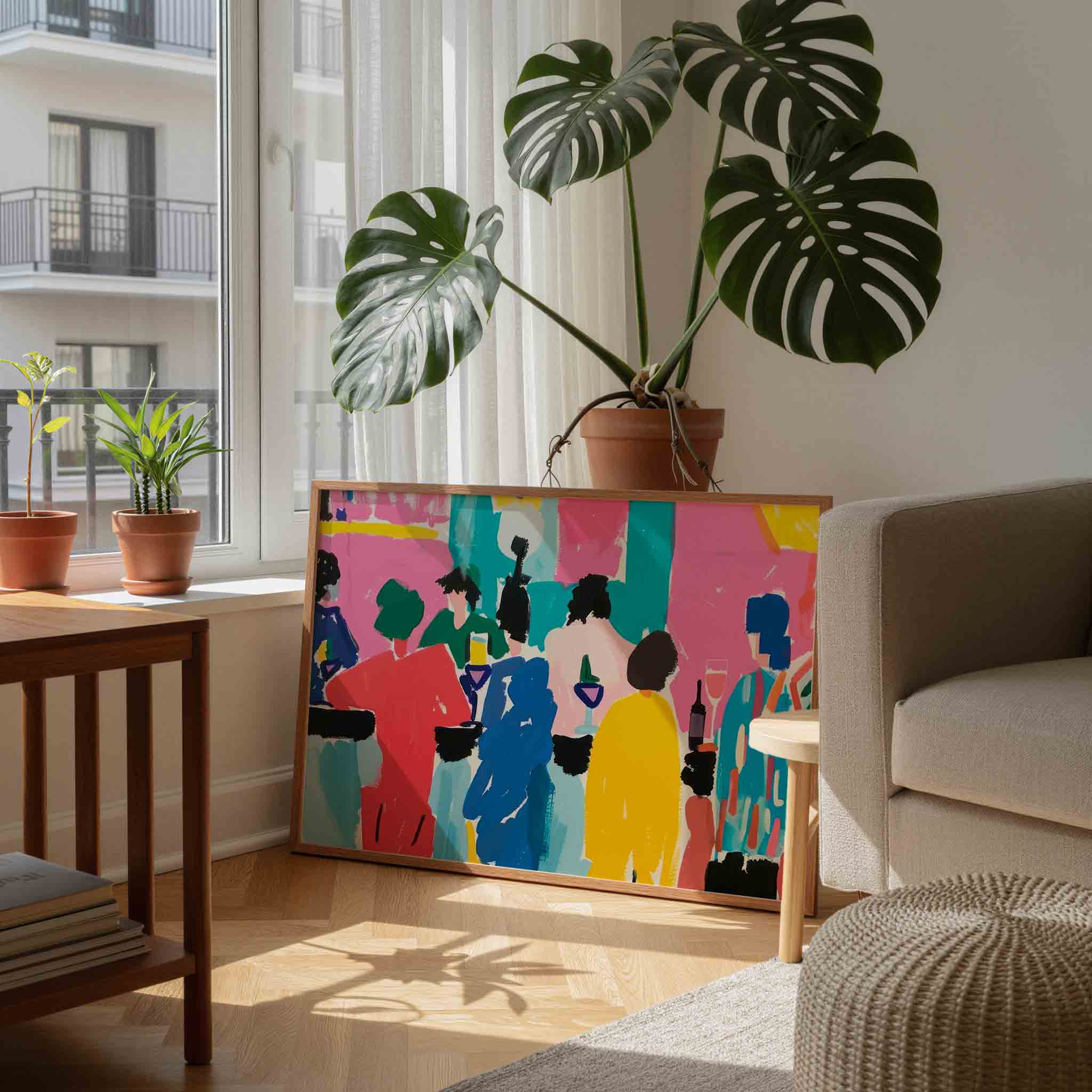 Levendige figuren Poster
