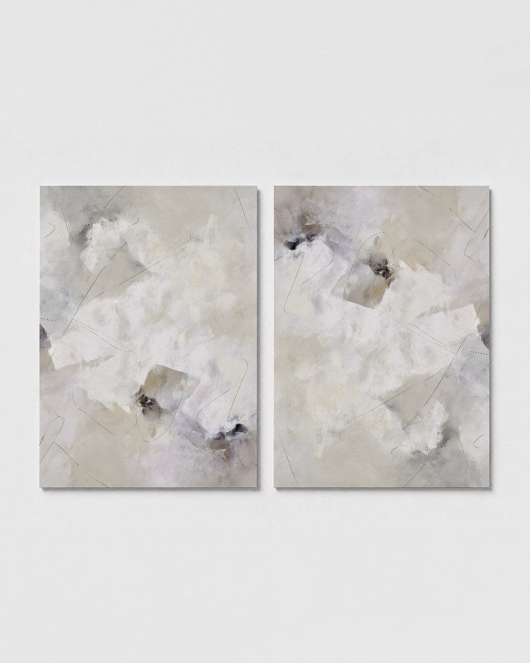 Lijnenspel en vormen Posterset