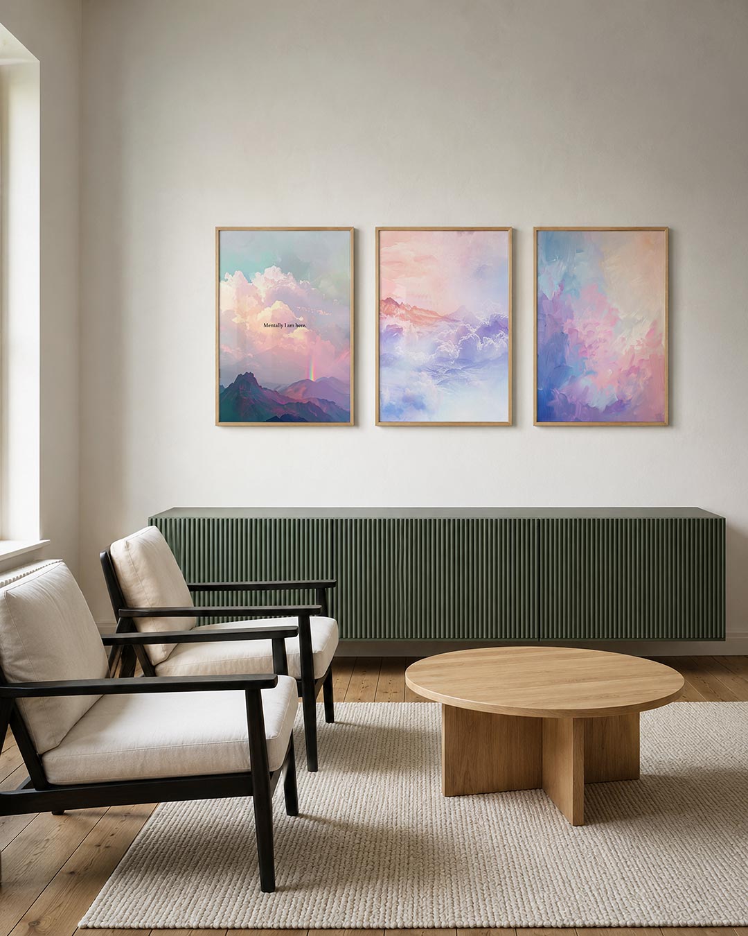 Dromerige berglandschap Posterset