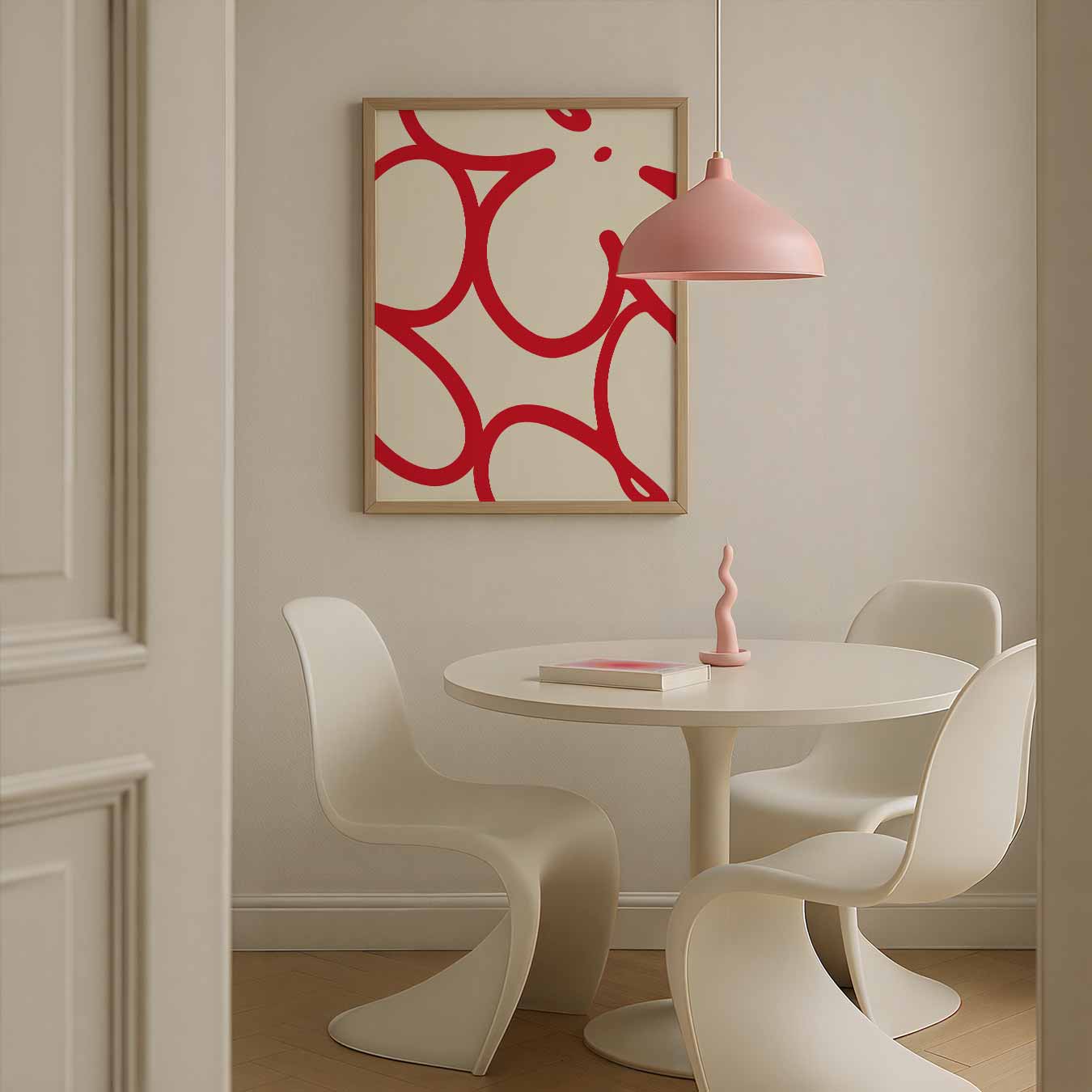Abstracte Bloemenpracht Poster-WallArtistic