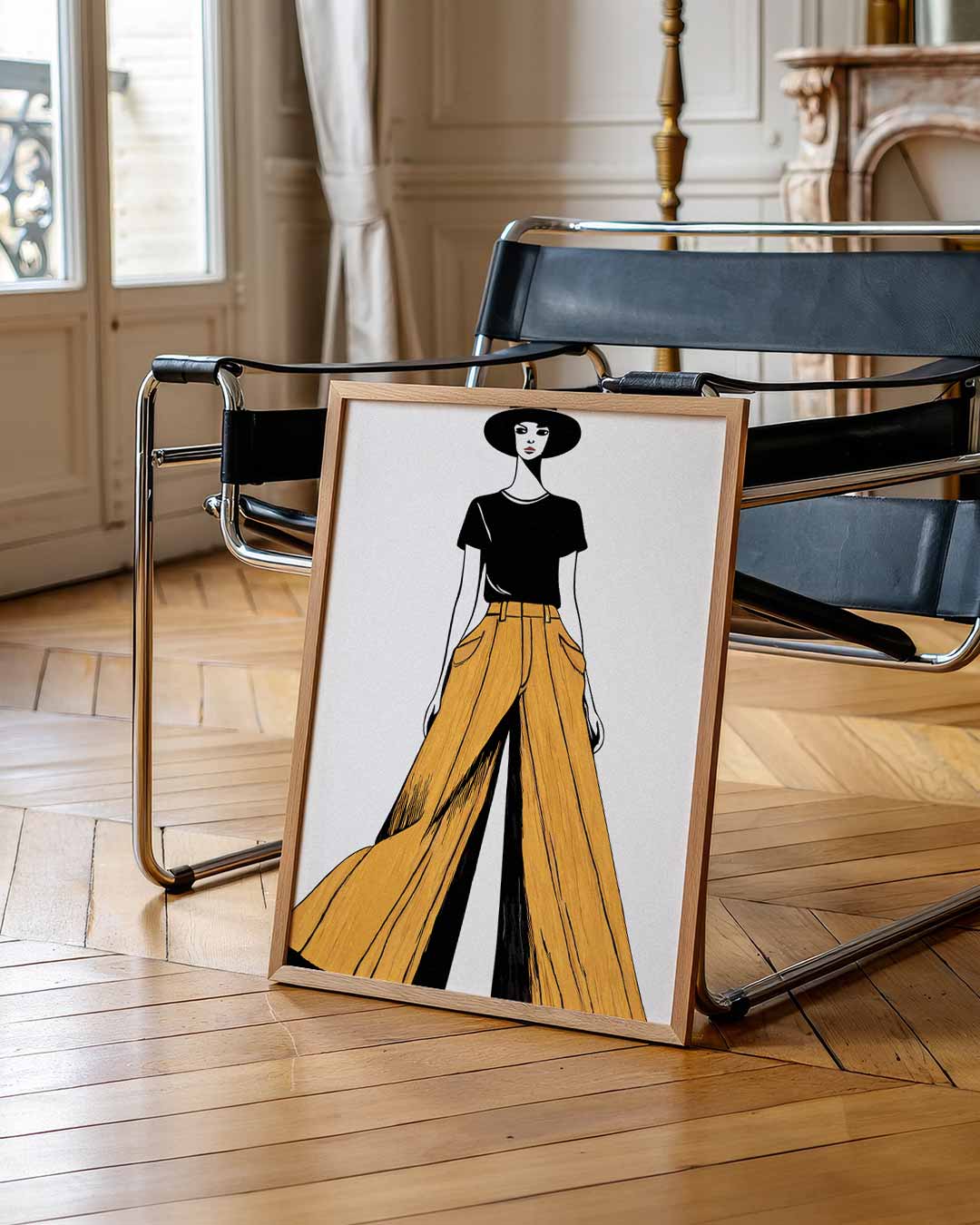 Chique Mode Illustratie Poster-WallArtistic