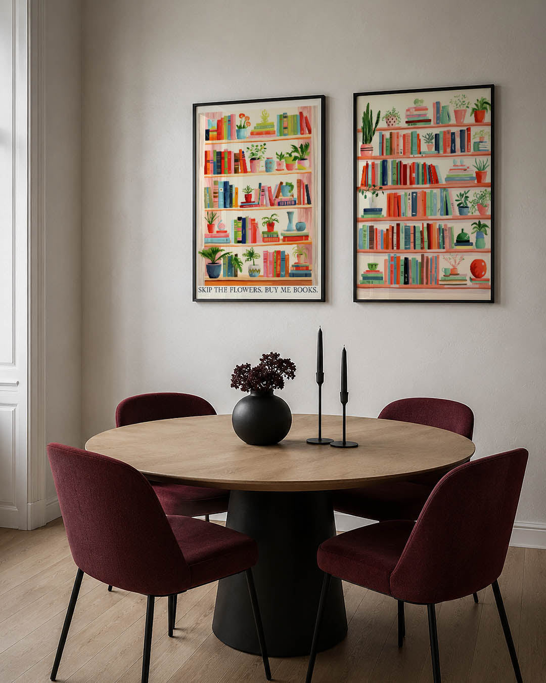 Boeken en planten Posterset