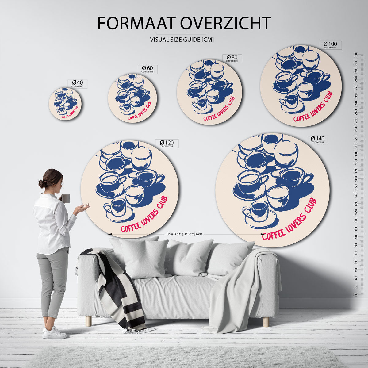 Koffiekopjes Muurcirkel