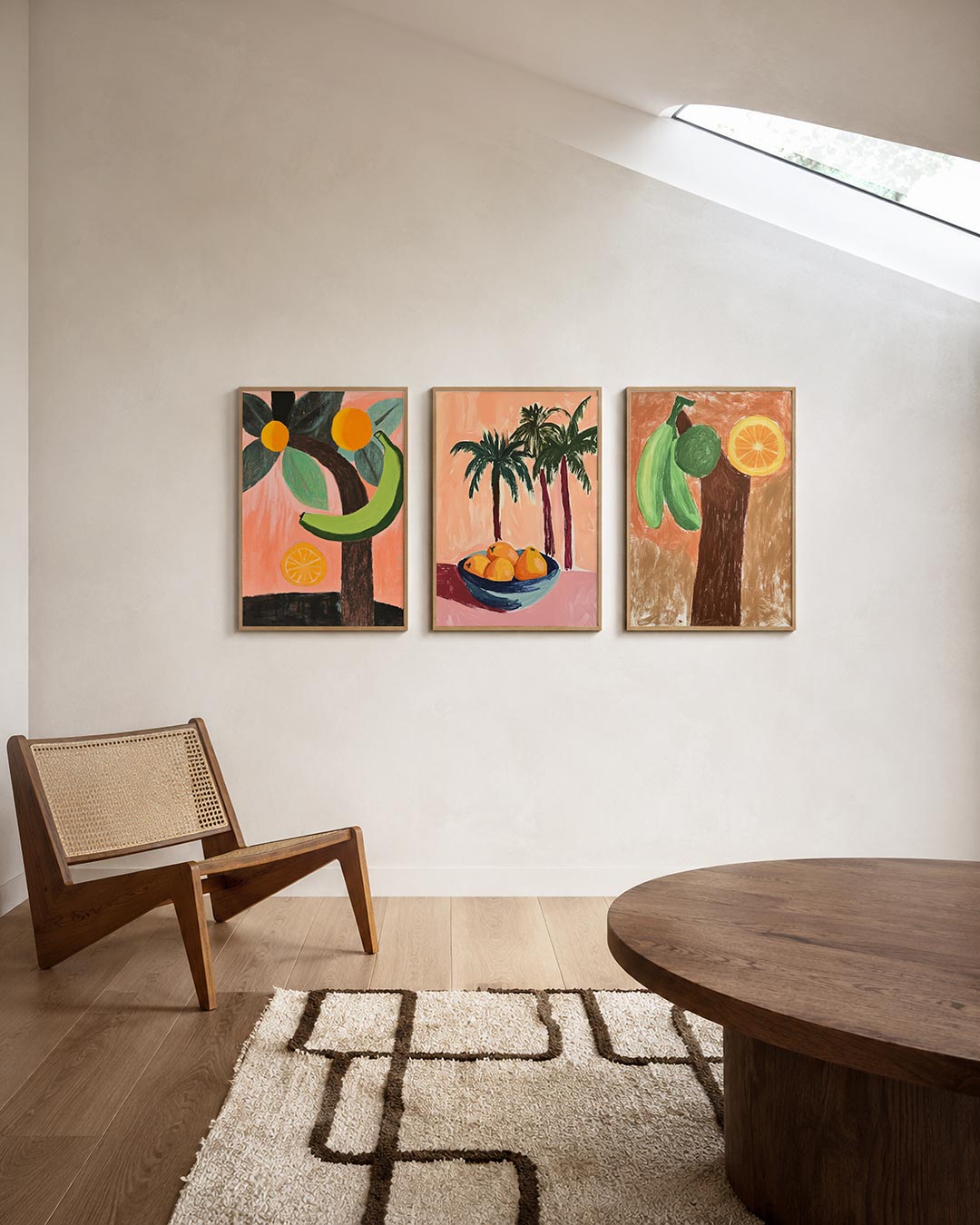 Fruitige vormen Posterset