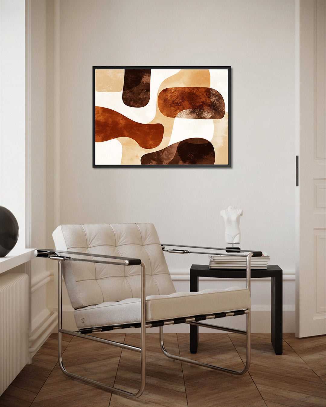 Organische vormen compositie Kunstwerk