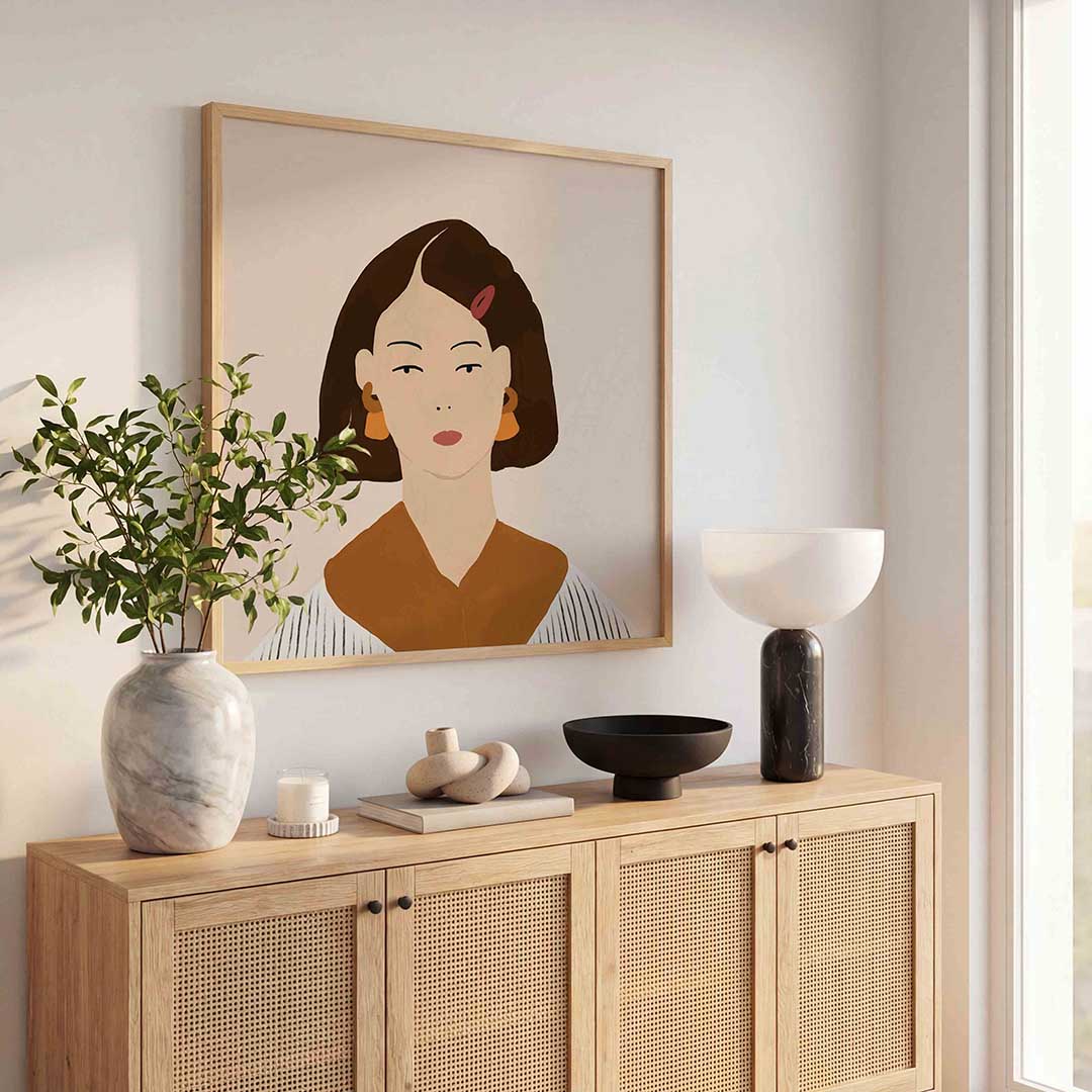 Vrouwelijk portret Poster
