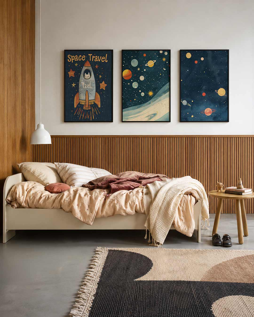 Ruimteavontuur illustratie Posterset